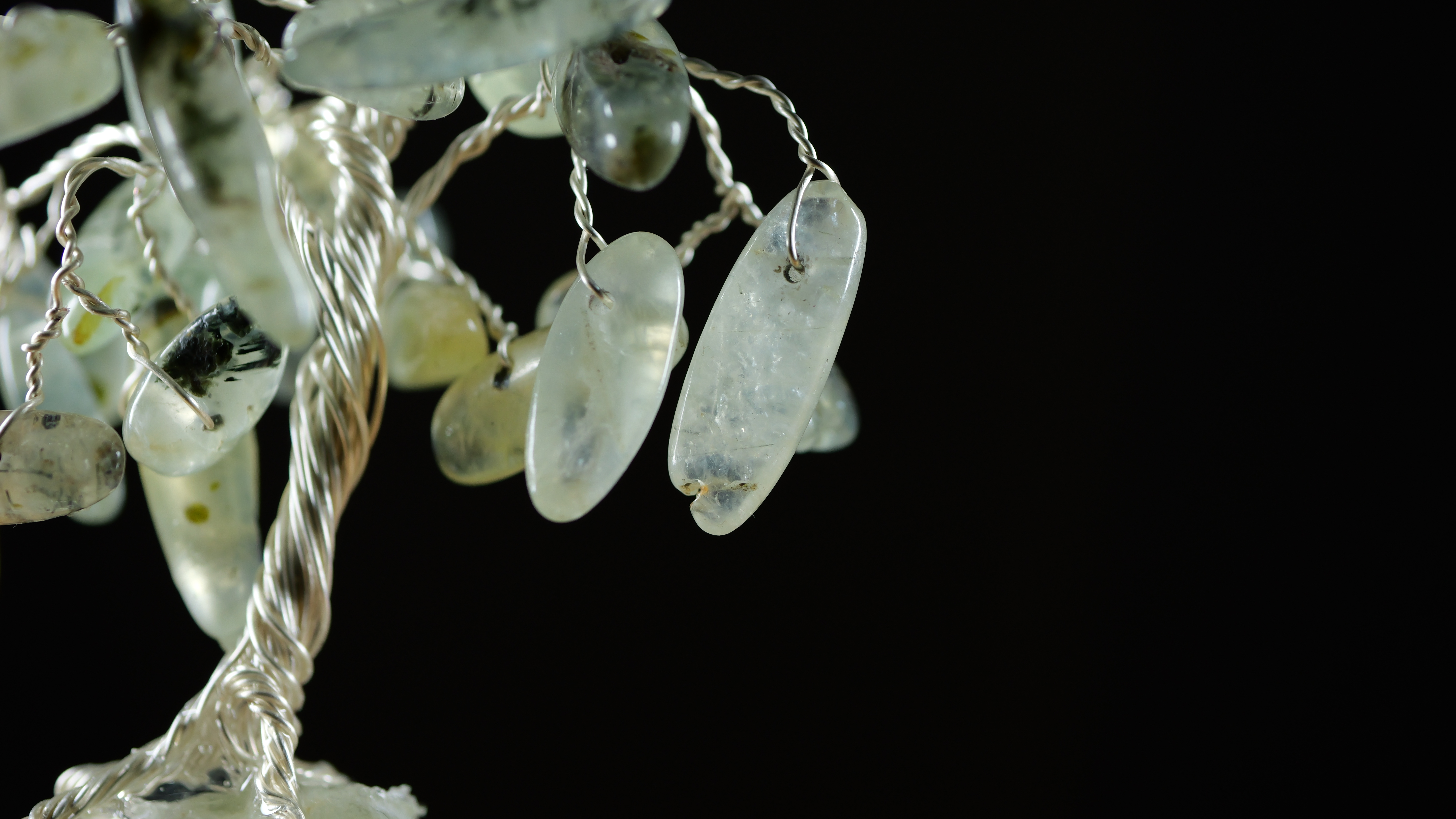 Green tree sculpture